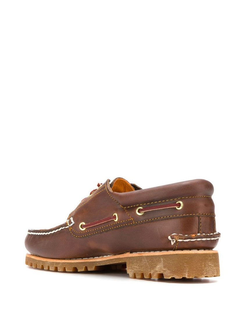 Timberland Brown Leather Boat Shoes