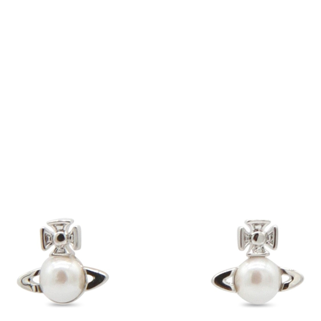 Vivienne Westwood Silver-Tone Orb Stud Earrings