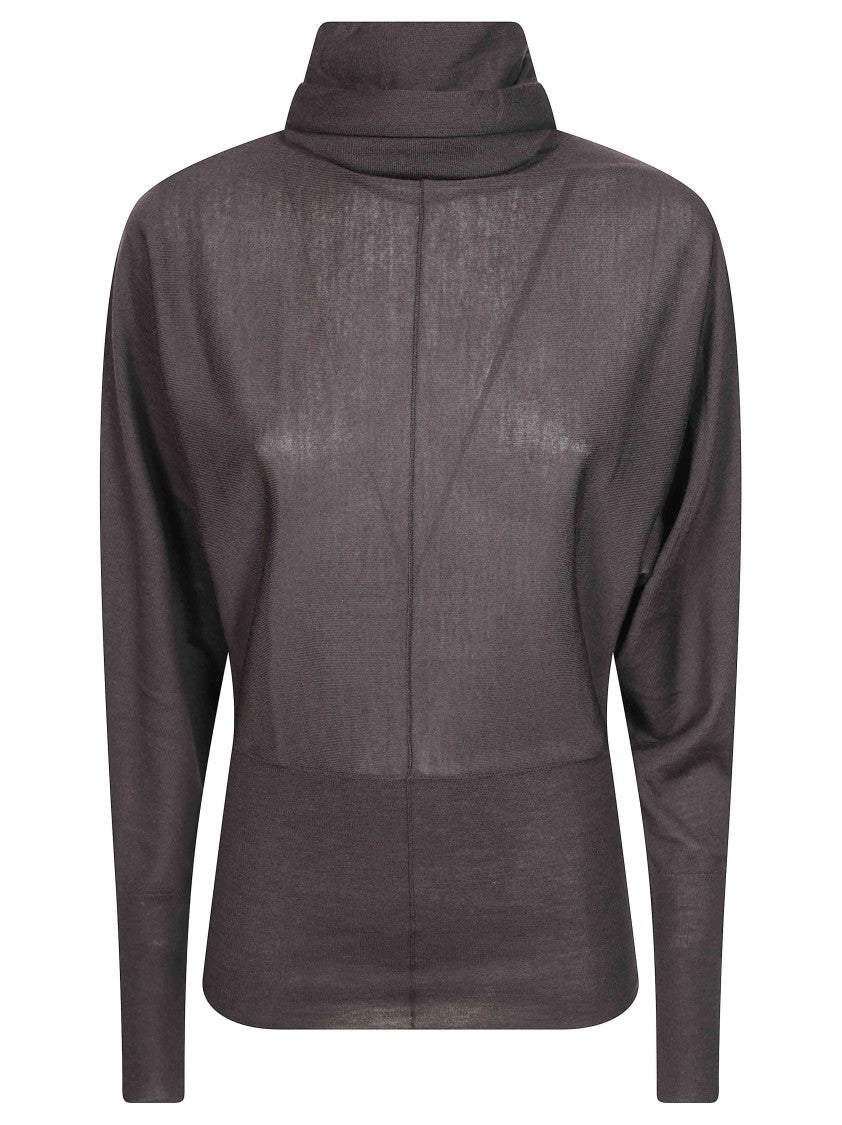 Soeur Lindsay Lightweight Semi-Sheer Turtleneck