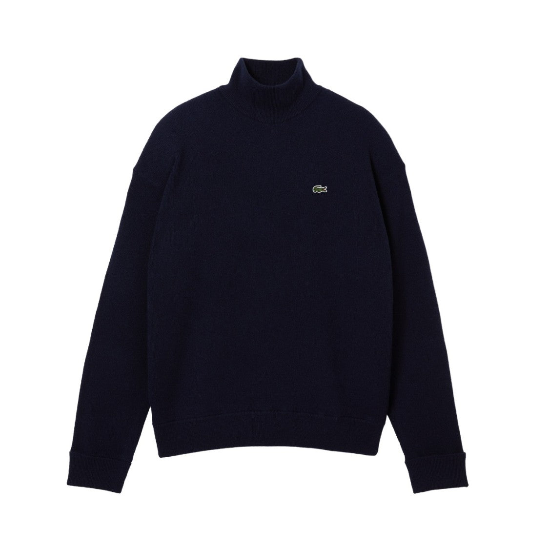 Lacoste Wool Pullover With Traditional Moss Stitch