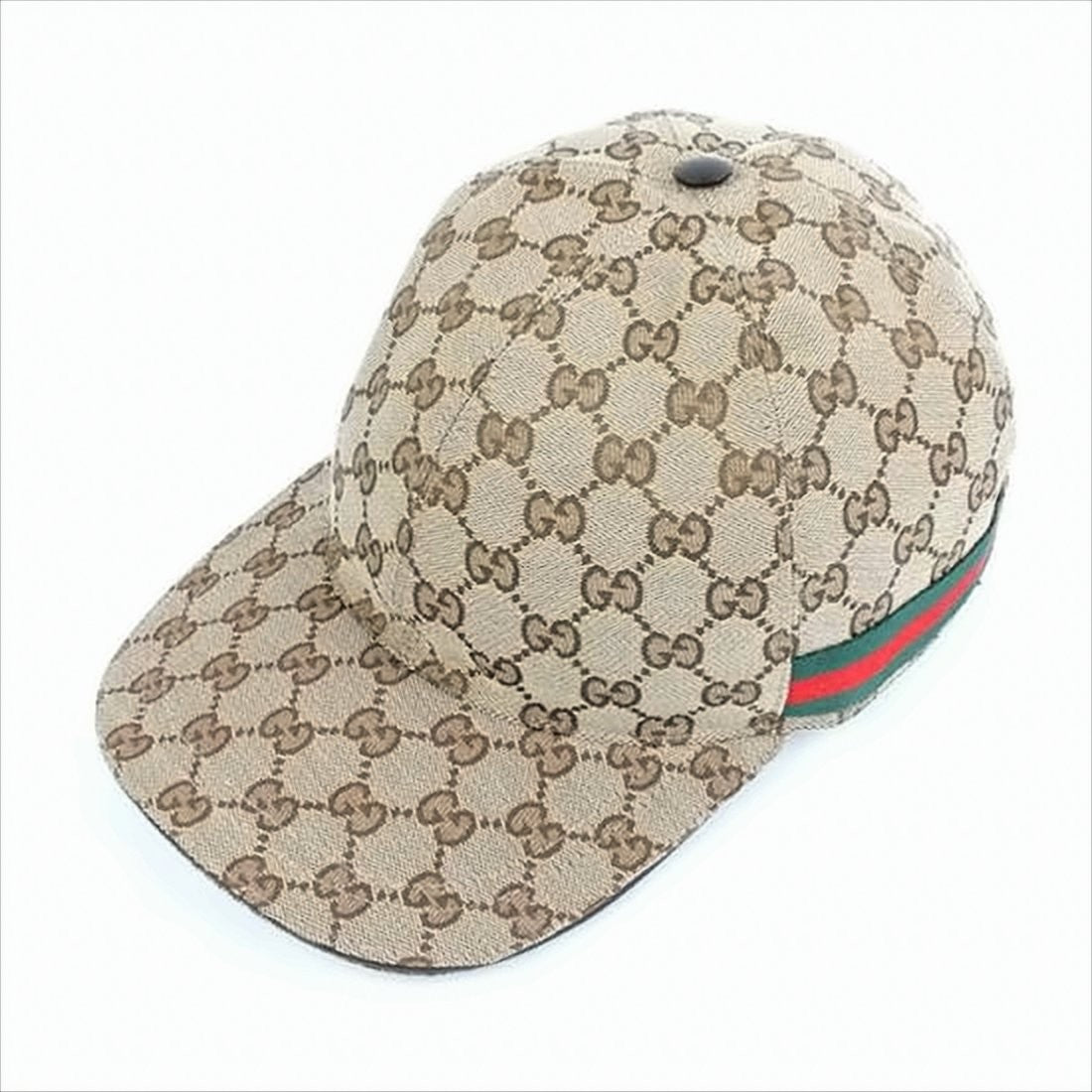 Gucci Structured Monogram Baseball Cap