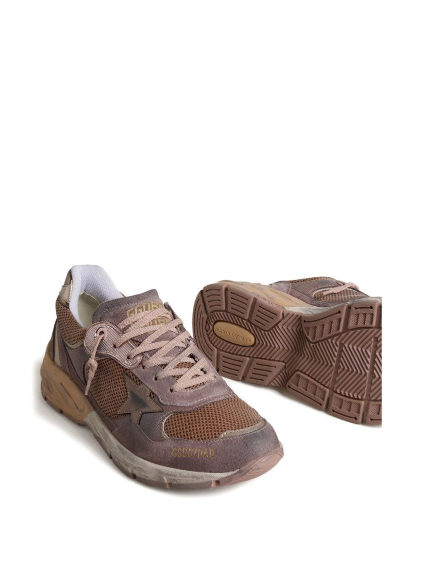 Golden Goose Silk And Nylon Star Detail Sneakers