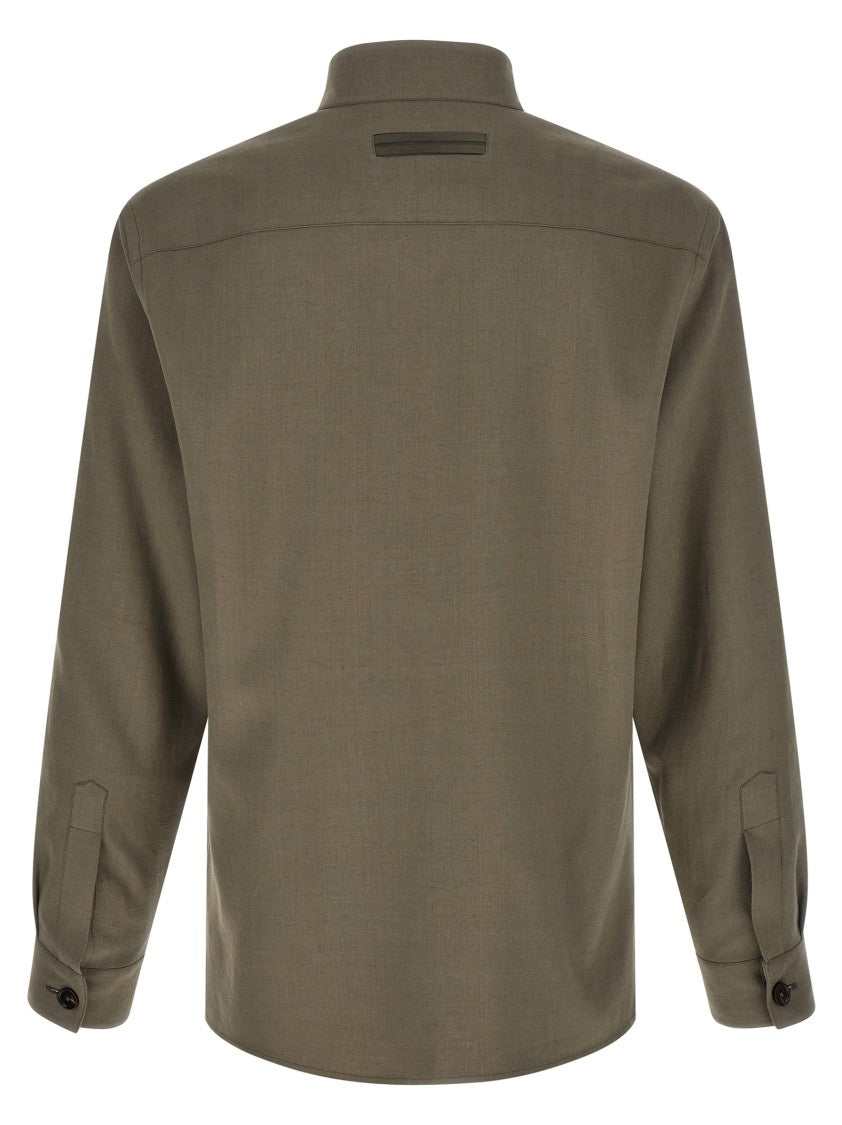 Zegna Oasi Lino Overshirt