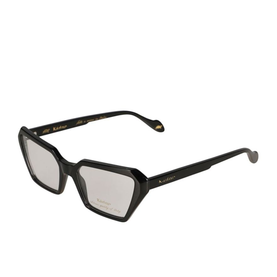 Kador Kamila Light Geometric Frame Sunglasses With Glossy Black Finish