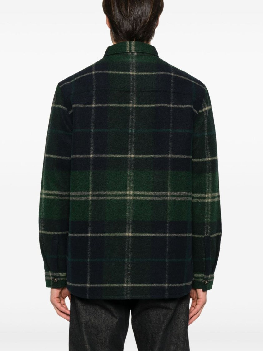 Barbour Textured Tartan Check Barbour Shirt With Classic Collar And Pockets