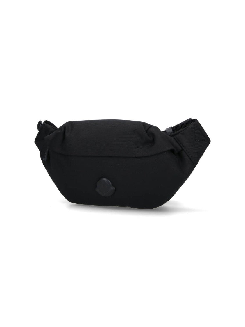 Moncler Black Durance Nylon Waist Bag