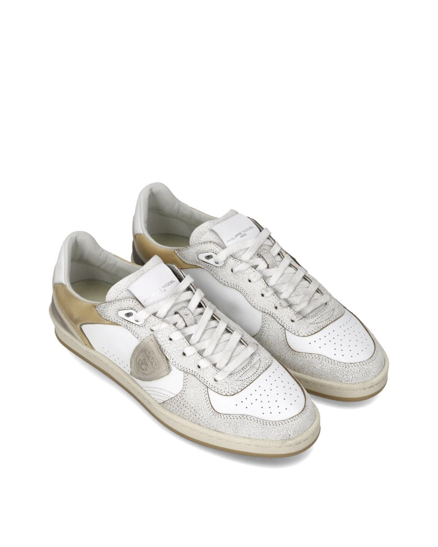 Philippe Model Pgal Blanc/Beige Sneakers