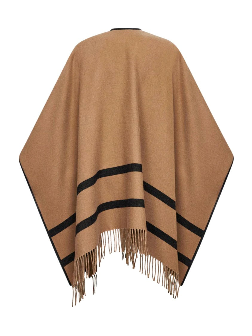 Max Mara Multicolor Striped Jacquard Wool Scarf