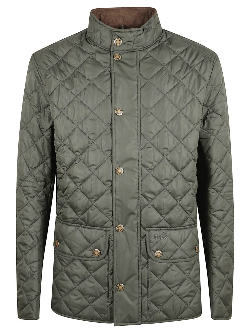 Barbour Quilted Casual Jacket With Stand-Up Collar