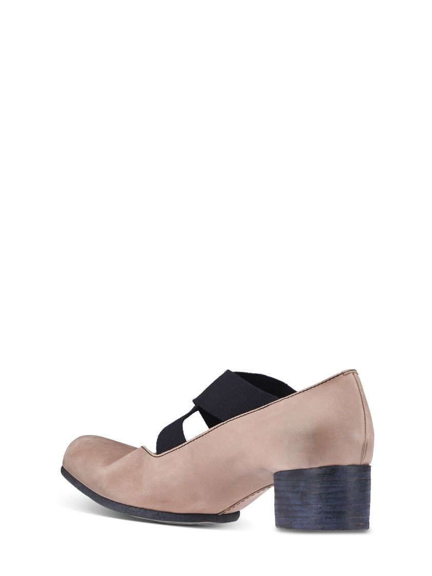 Uma Wang Ballet-Inspired Sandals With Wide Elastic Straps