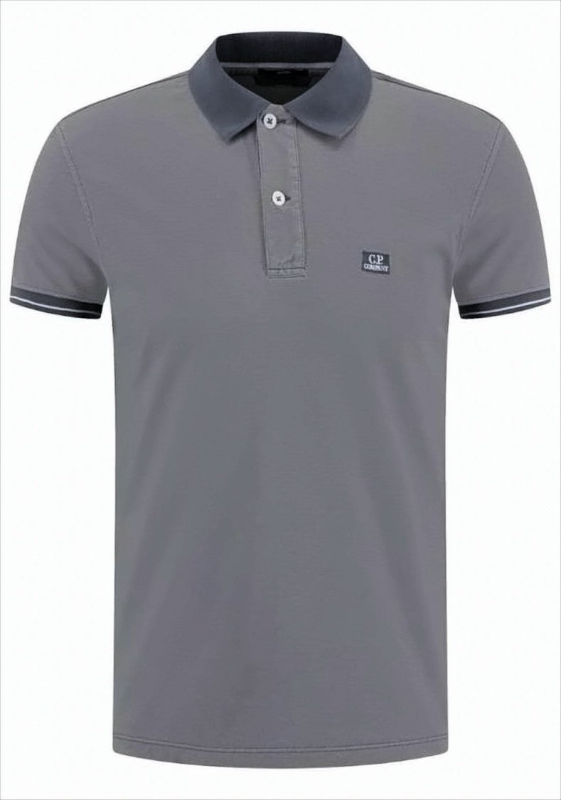 C.P. Company Short-Sleeved Polo Shirt With Classic Collar