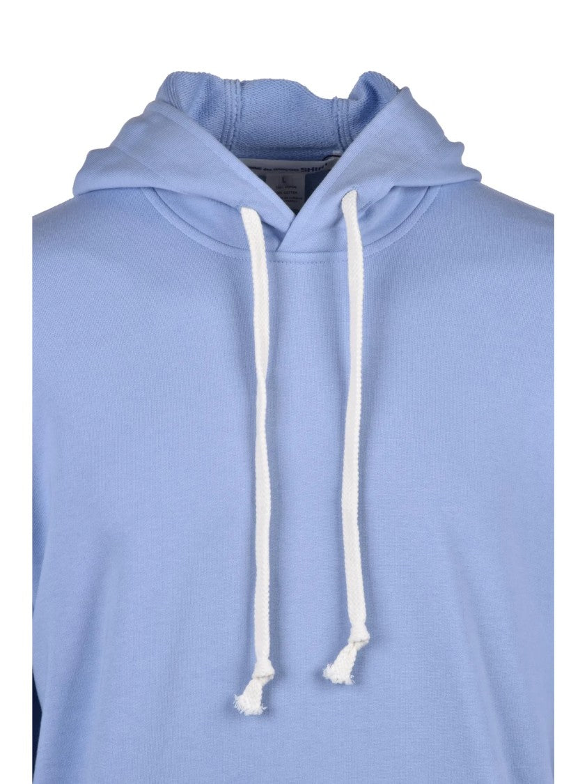 Comme Des Garçons Hooded Sweatshirt - Light Blue