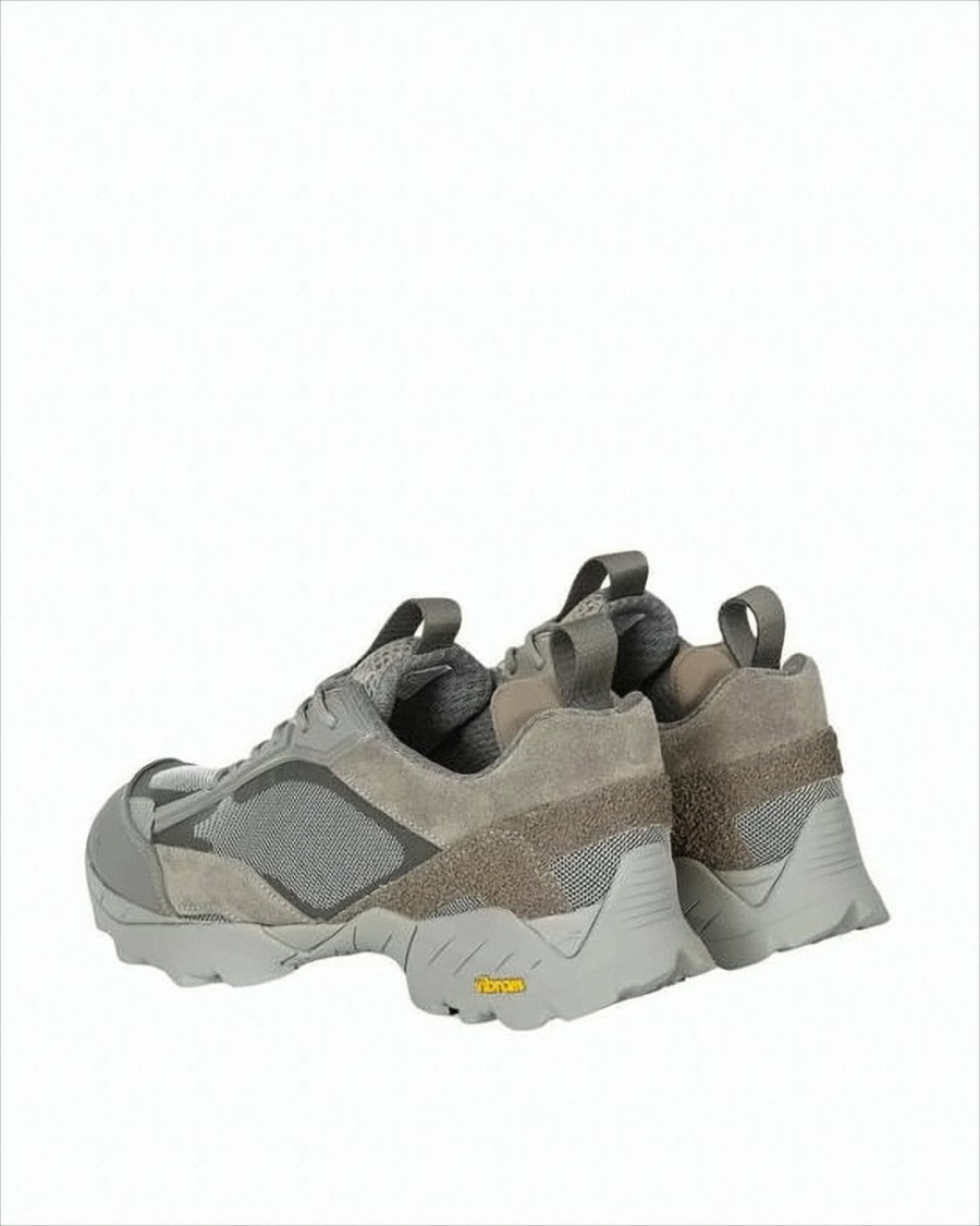 Roa Textured Grey Sneakers With Sole