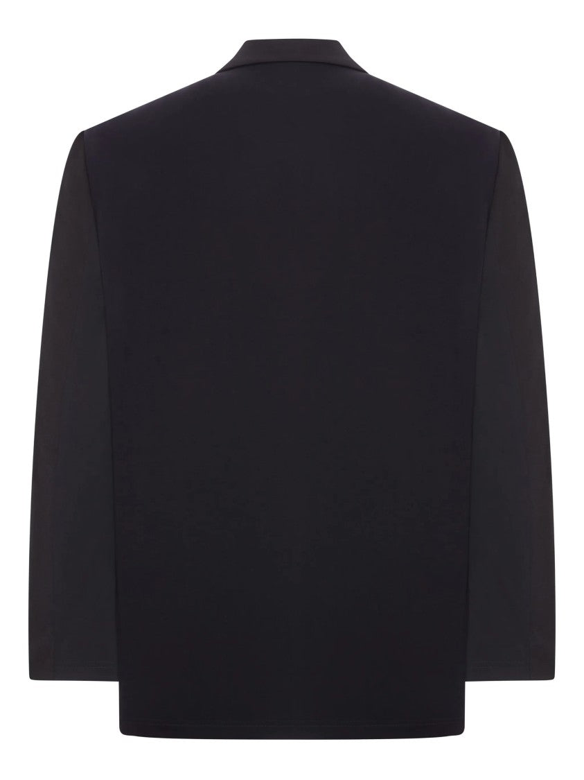 Balenciaga Black Hybrid Tailored Structured Blazer