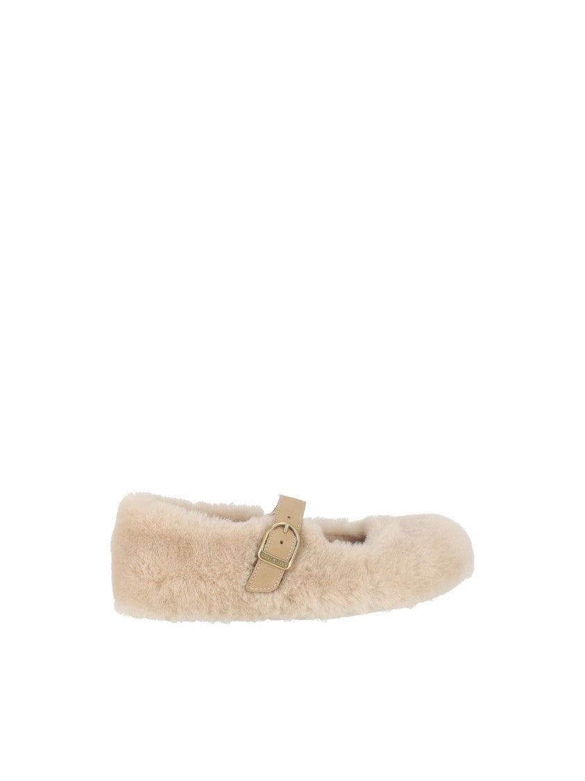 Birkenstock Sandcastle Santa Clarita S Shearling Flats