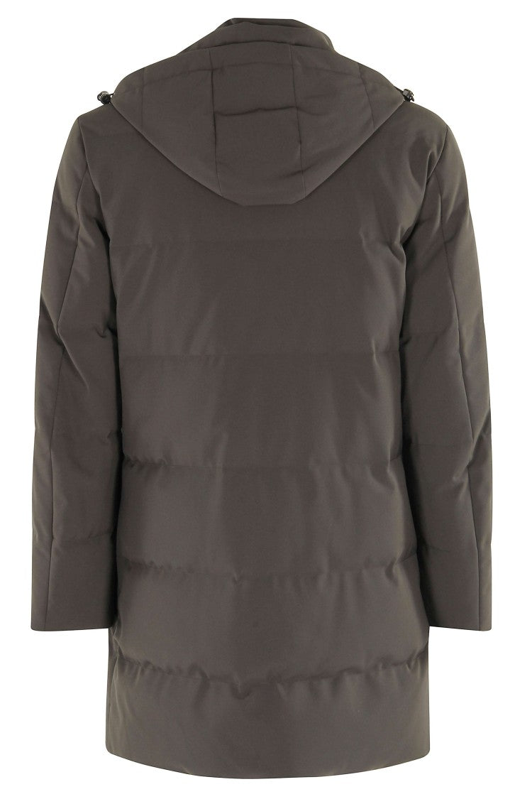 Montecore Padded Long Jacket With Removable Hood