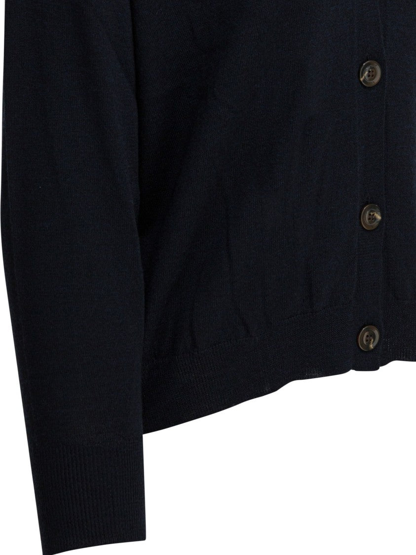 Soeur Merino Wool Cardigan With V-Neckline And Button-Down Front