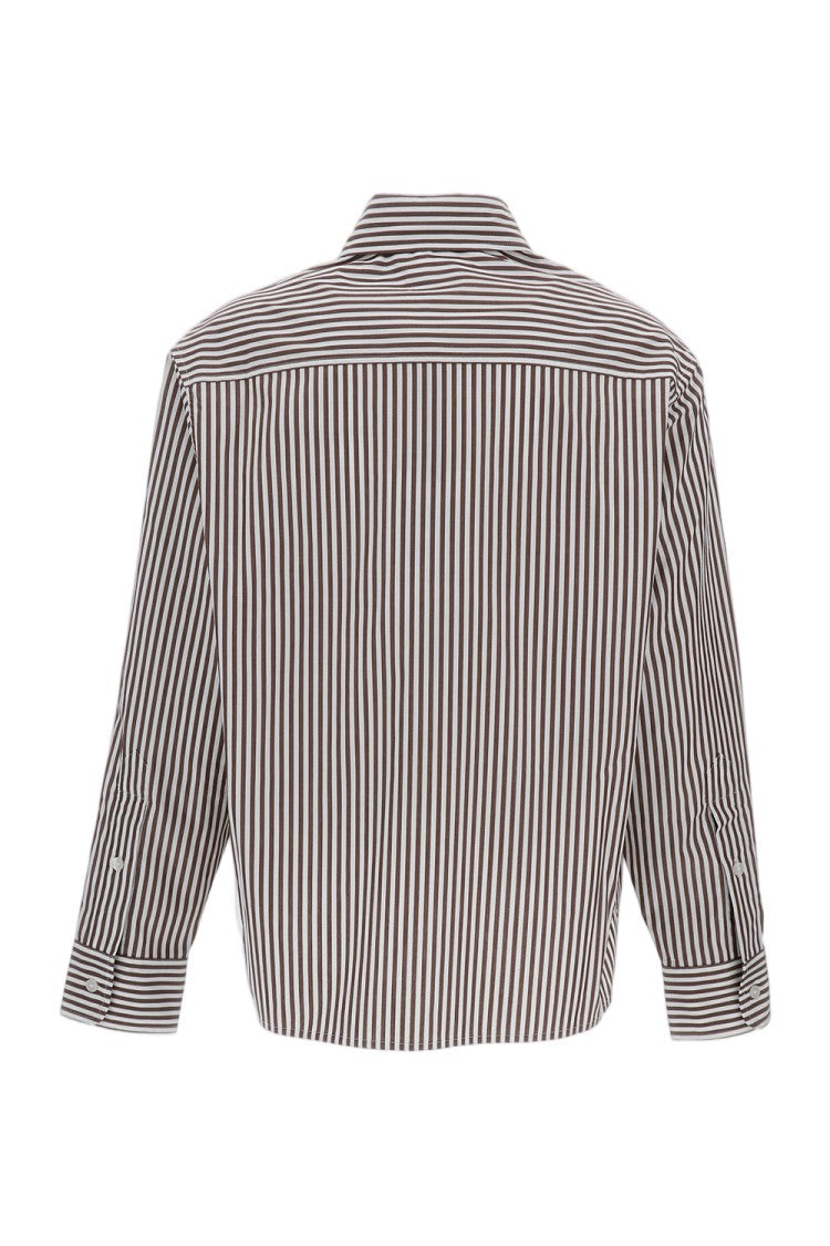 Des Phemmes Striped Beaded Shirt