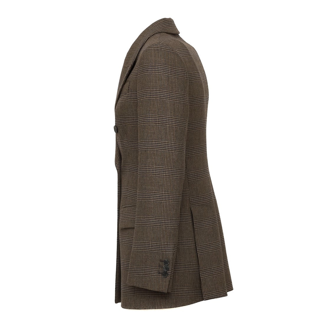 Parosh Glen Plaid Double-Breasted Prince Of Wales Blazer