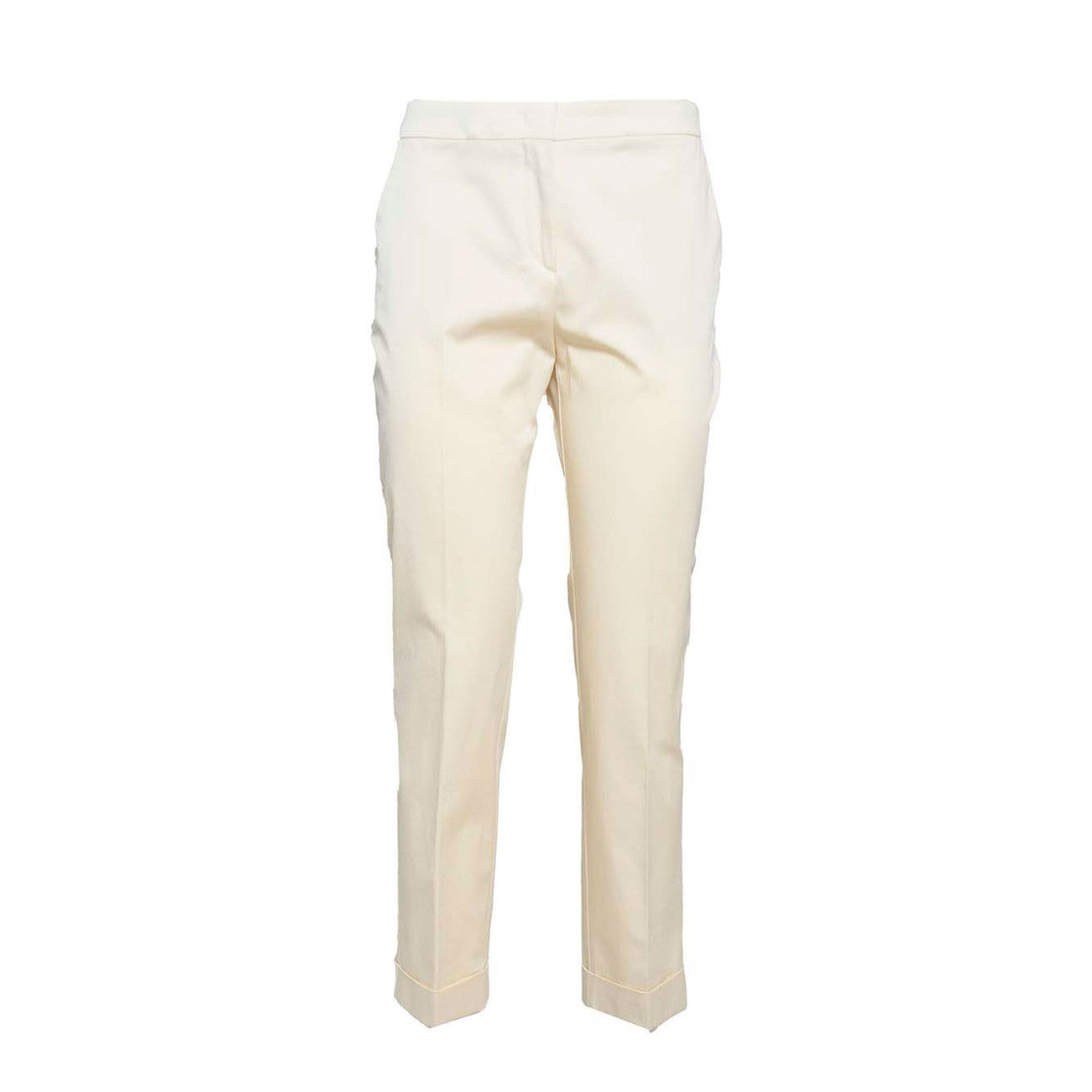 Etro Cream Cotton Straight Pants