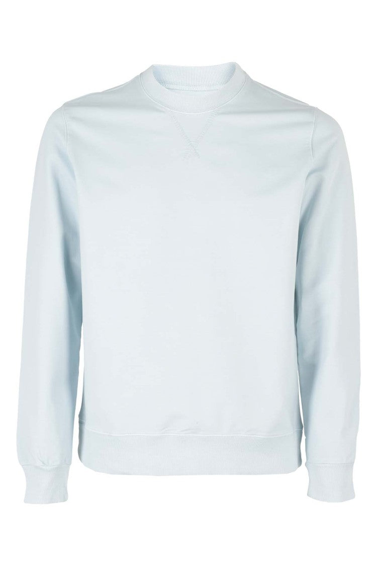 Circolo 1901 Classic Light Blue Jersey Crew Neck Sweatshirt