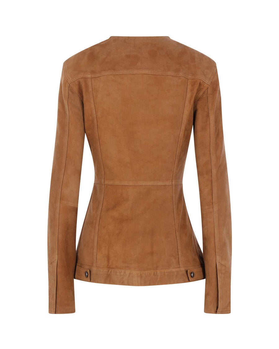 Haikure Temple Suede Jacket