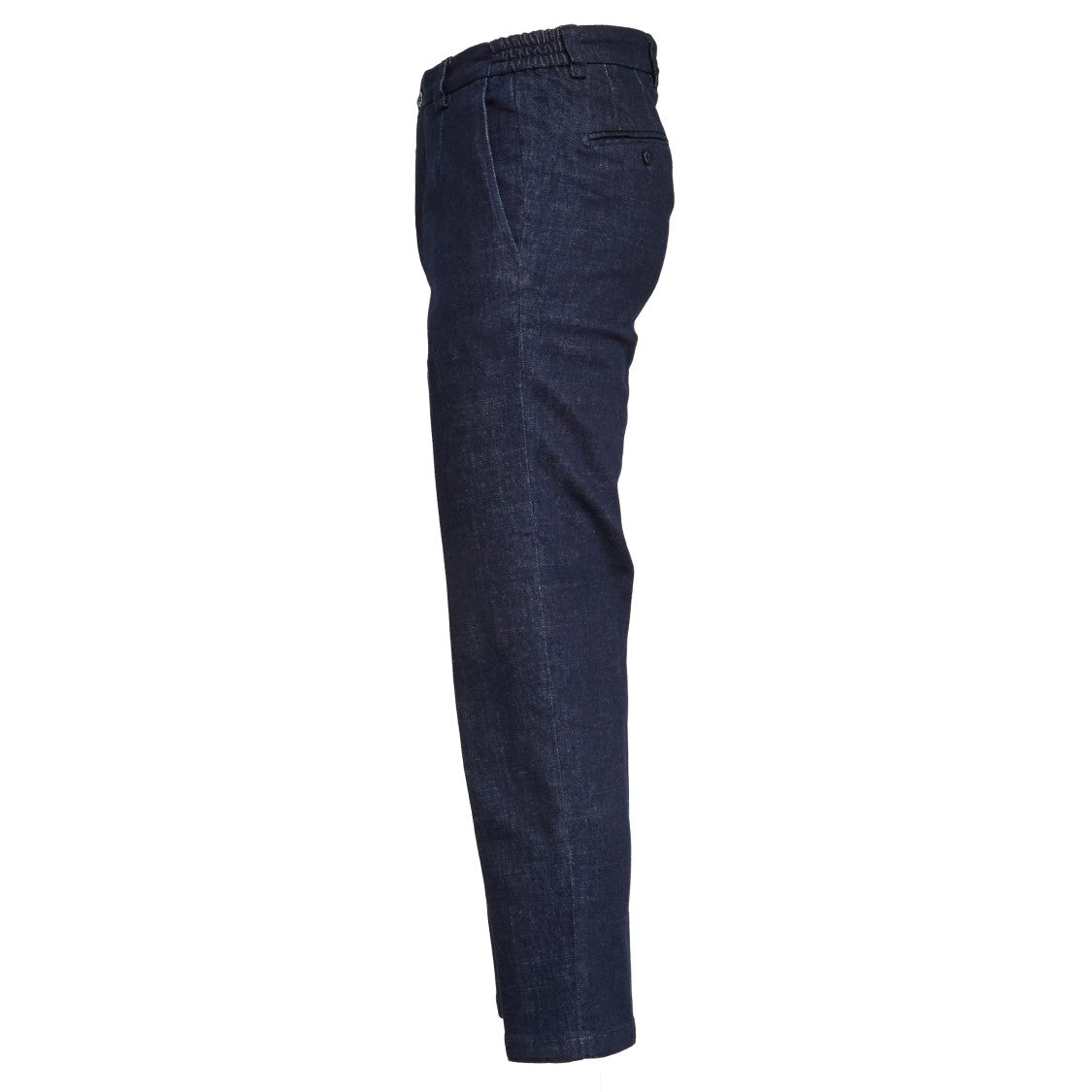 Briglia 1949 Baggy Denim Pants With Stitched Pleats