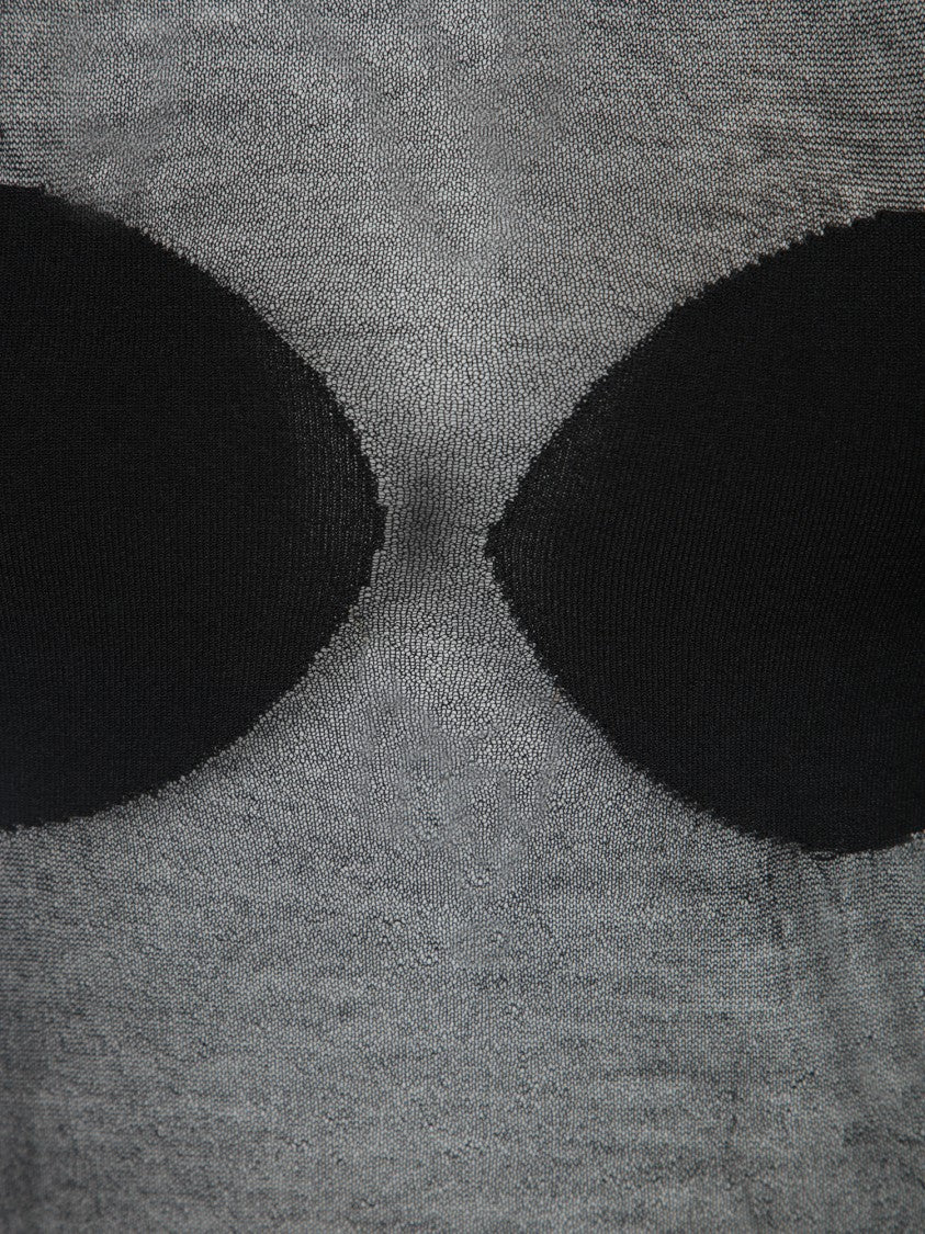 Jacquemus Black Bodysuit With Daring Open Back