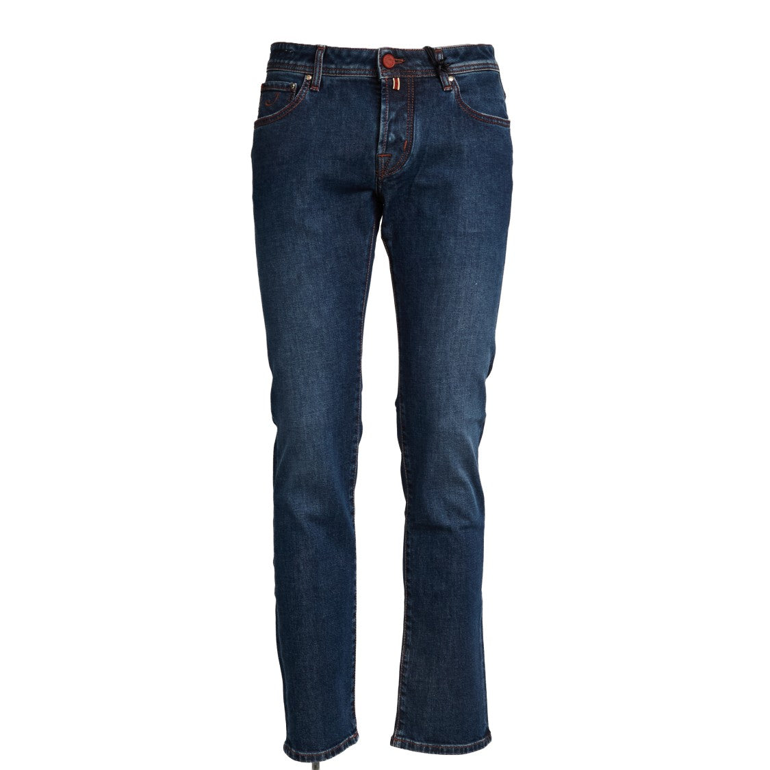 Jacob Cohen Slim-Fit Jeans With Branded Button And Velvet Logo Patch