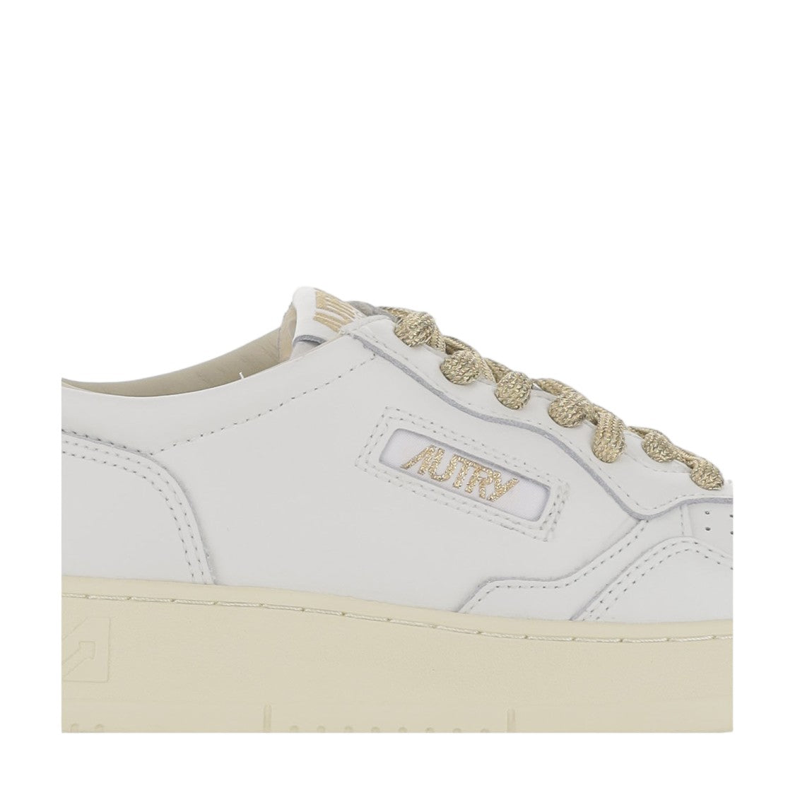 Autry Leather Sneakers With Perforated Toe