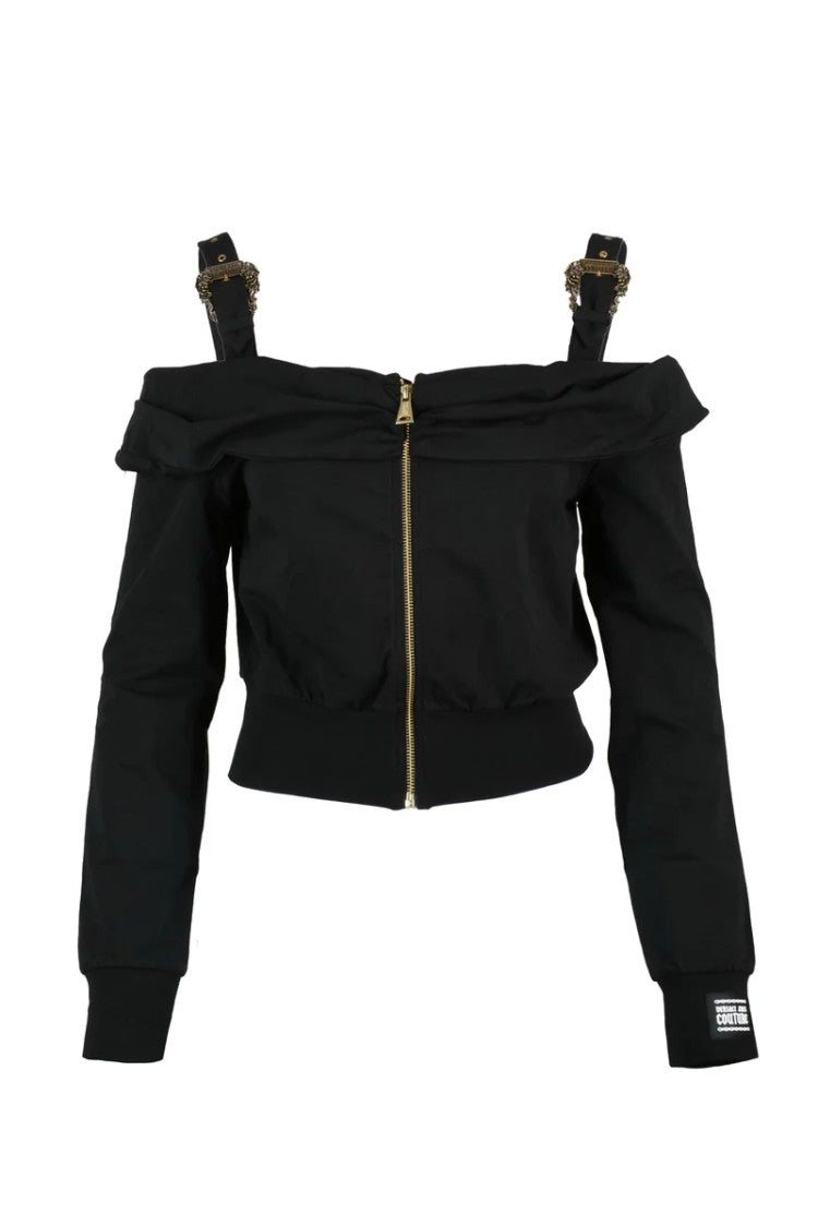 Versace Jeans Couture Cotton Stretch T-Shirt - Black