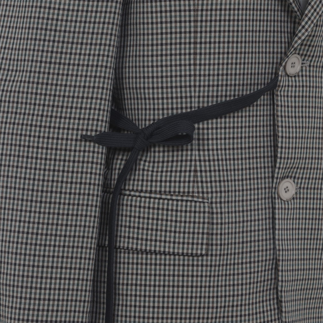 Balenciaga Wrap Tailored Khaki Lyocell Jacket
