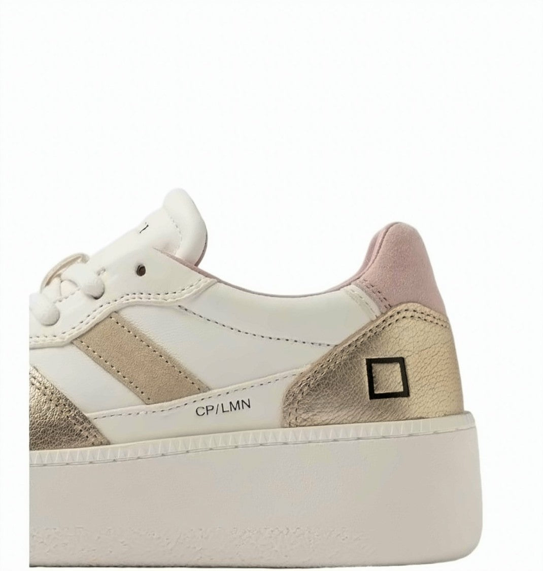 D.A.T.E Court Platform Metallic Detail Sneakers