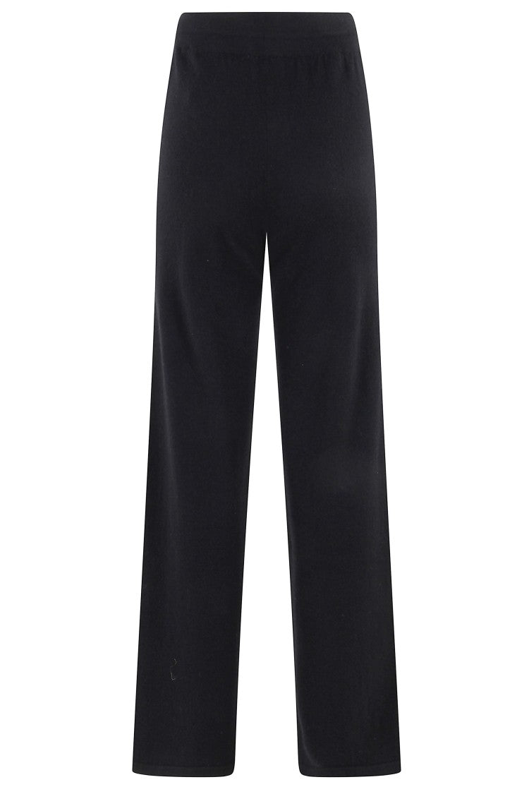 Malo Straight-Leg Cashmere Pants With Elastic Waistband