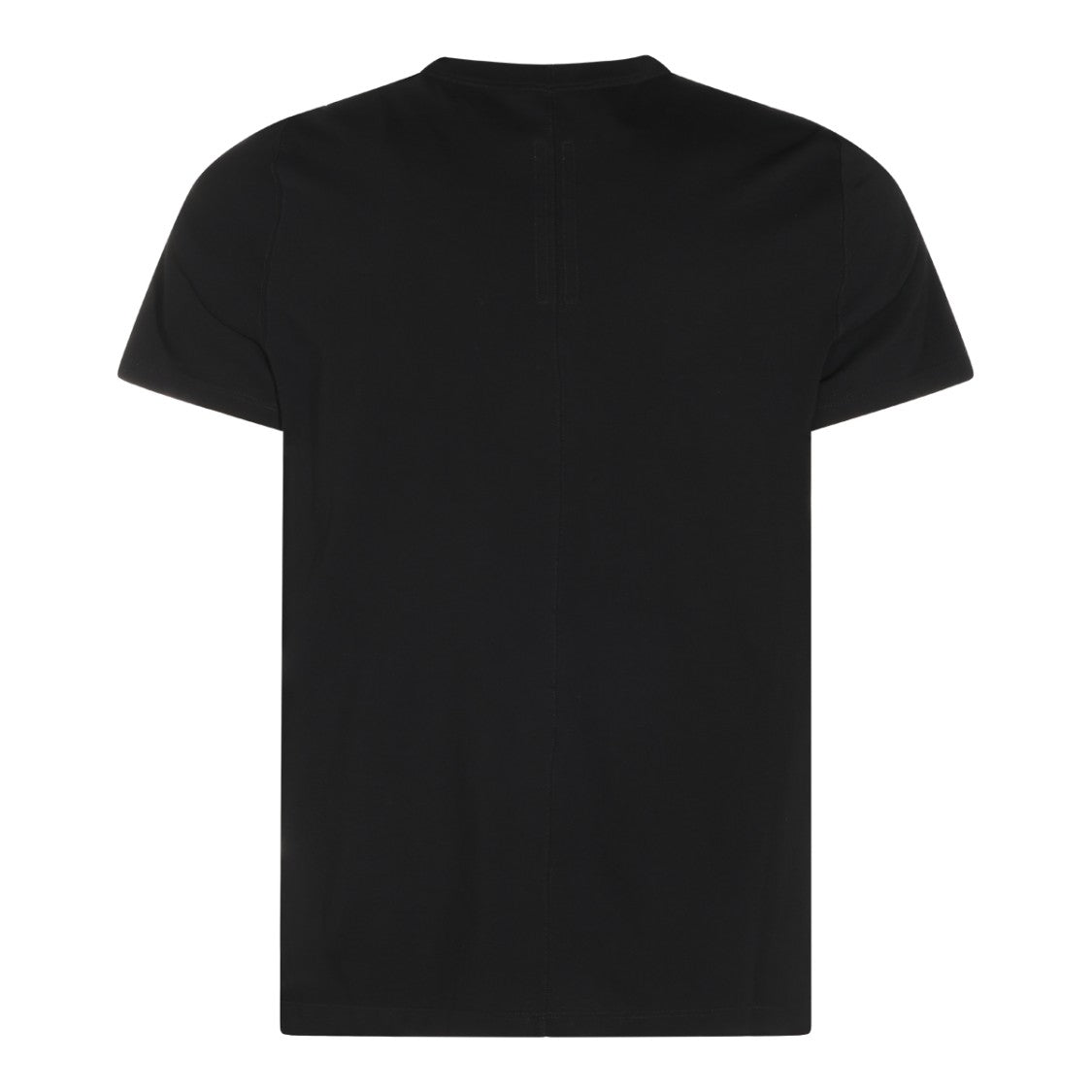 Rick Owens Black Cotton Minimalist Design T-Shirt