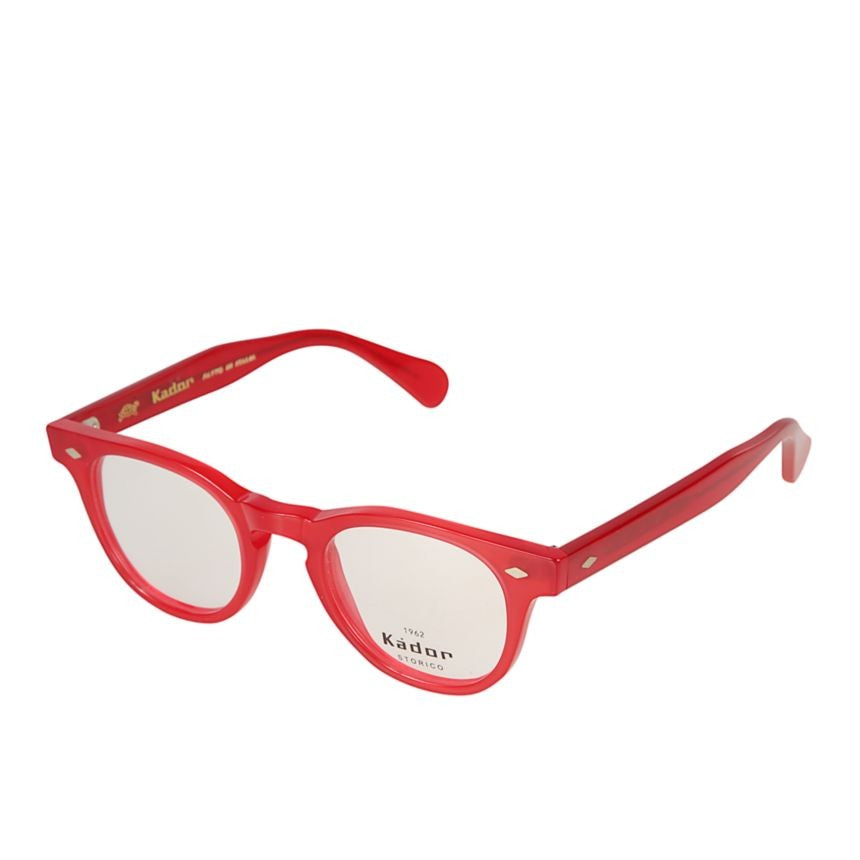 Kador Woody Cal 44 Red Rounded Frame Eyeglasses