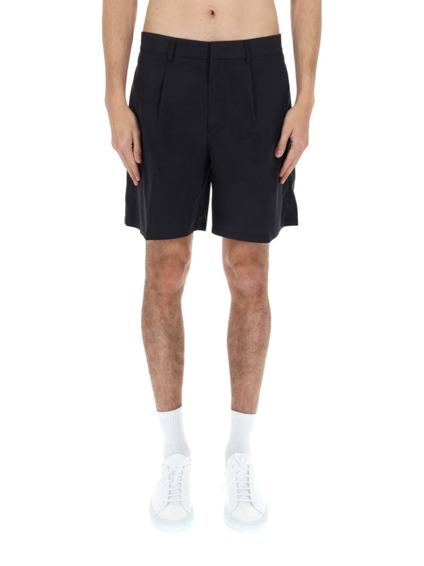 Emporio Armani Luxurious Flat Front Shorts