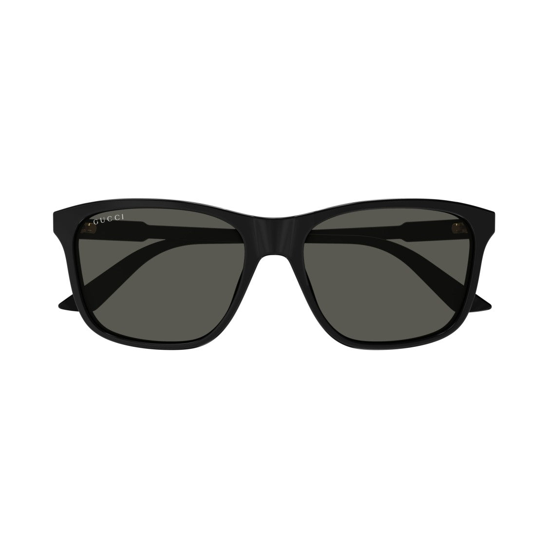Gucci Gg1819s Glossy Black Rectangular Sunglasses