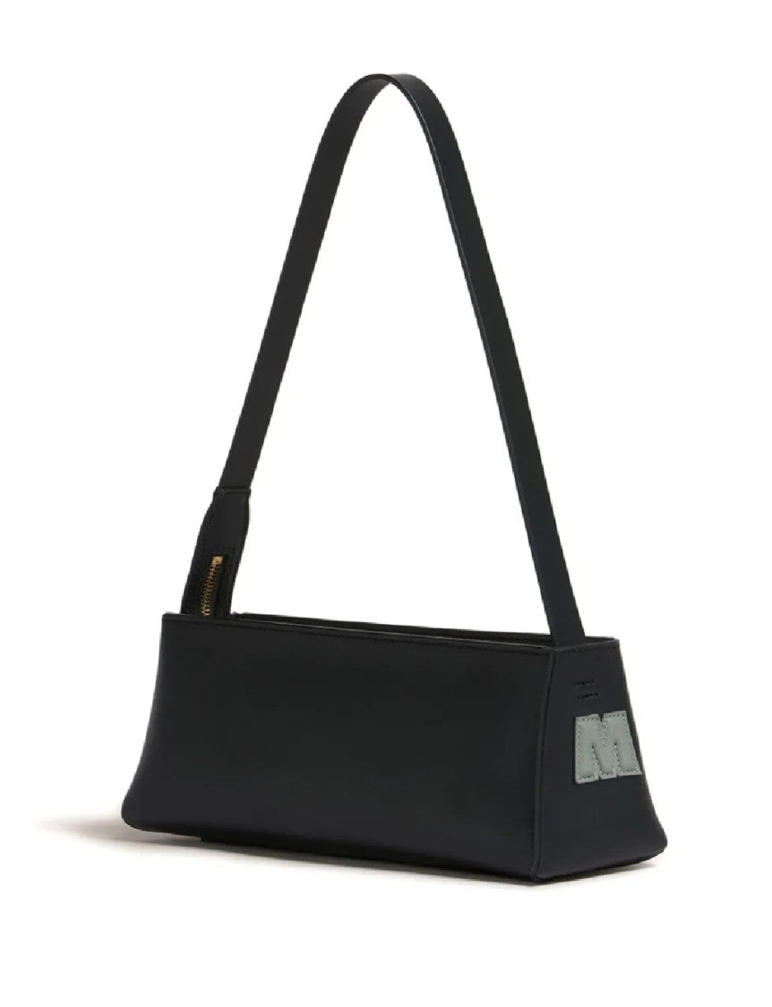 Marni Rectangular Shoulder Bag With Gold-Tone Hardware