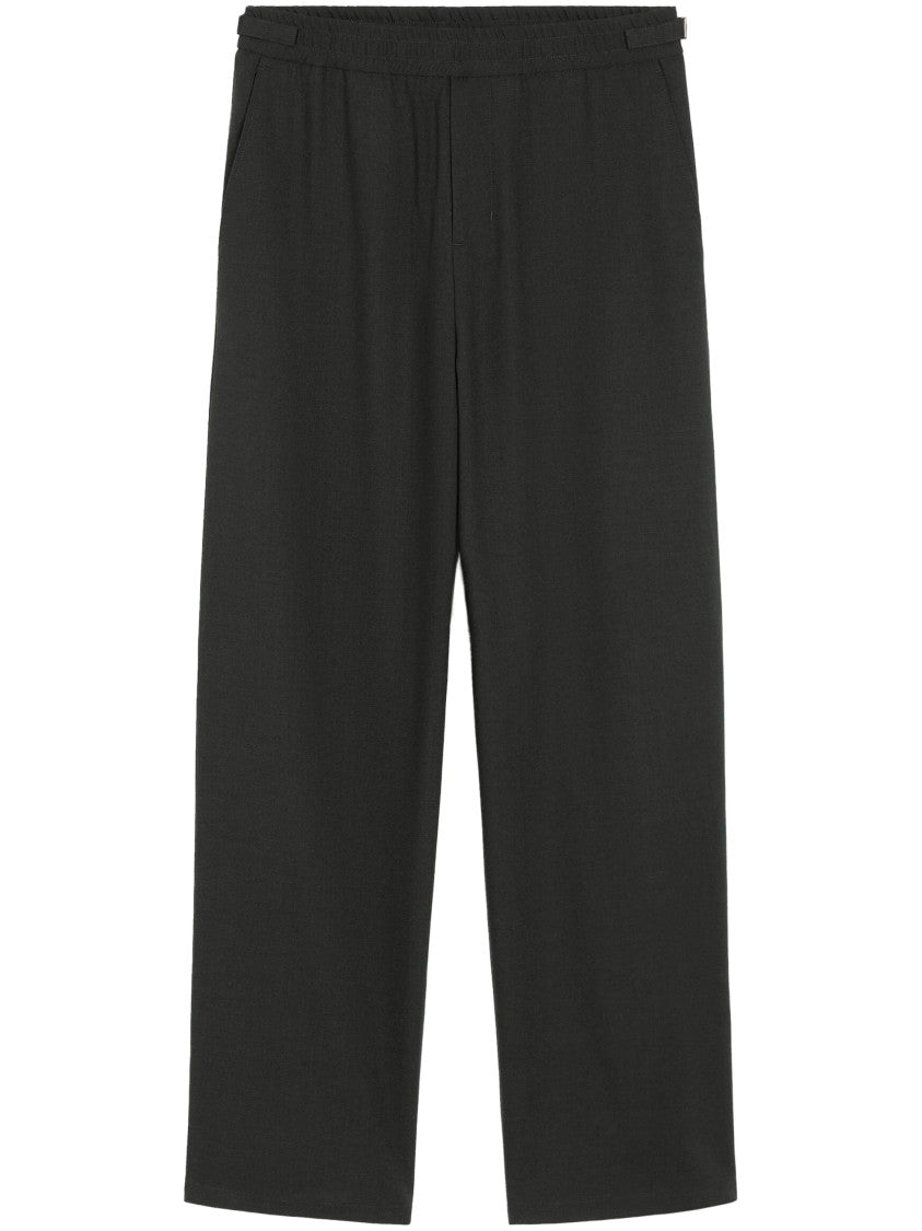 Ami Tailored Grey Trousers With Elastic Waistband