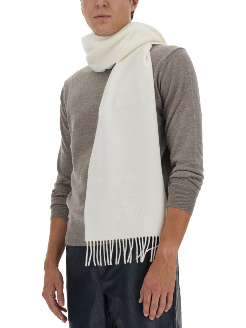 Vivienne Westwood Logo-Embellished Virgin Wool Jersey With Classic Crew Neck