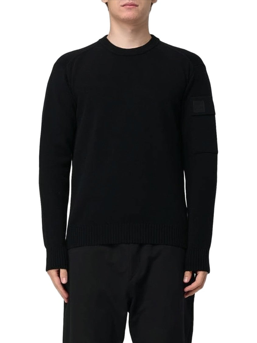 C.P. Company Crew Neck Sweater With Textured Knit