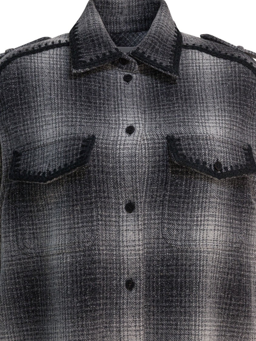 Golden Goose Wool-Blend Chemisier Dress