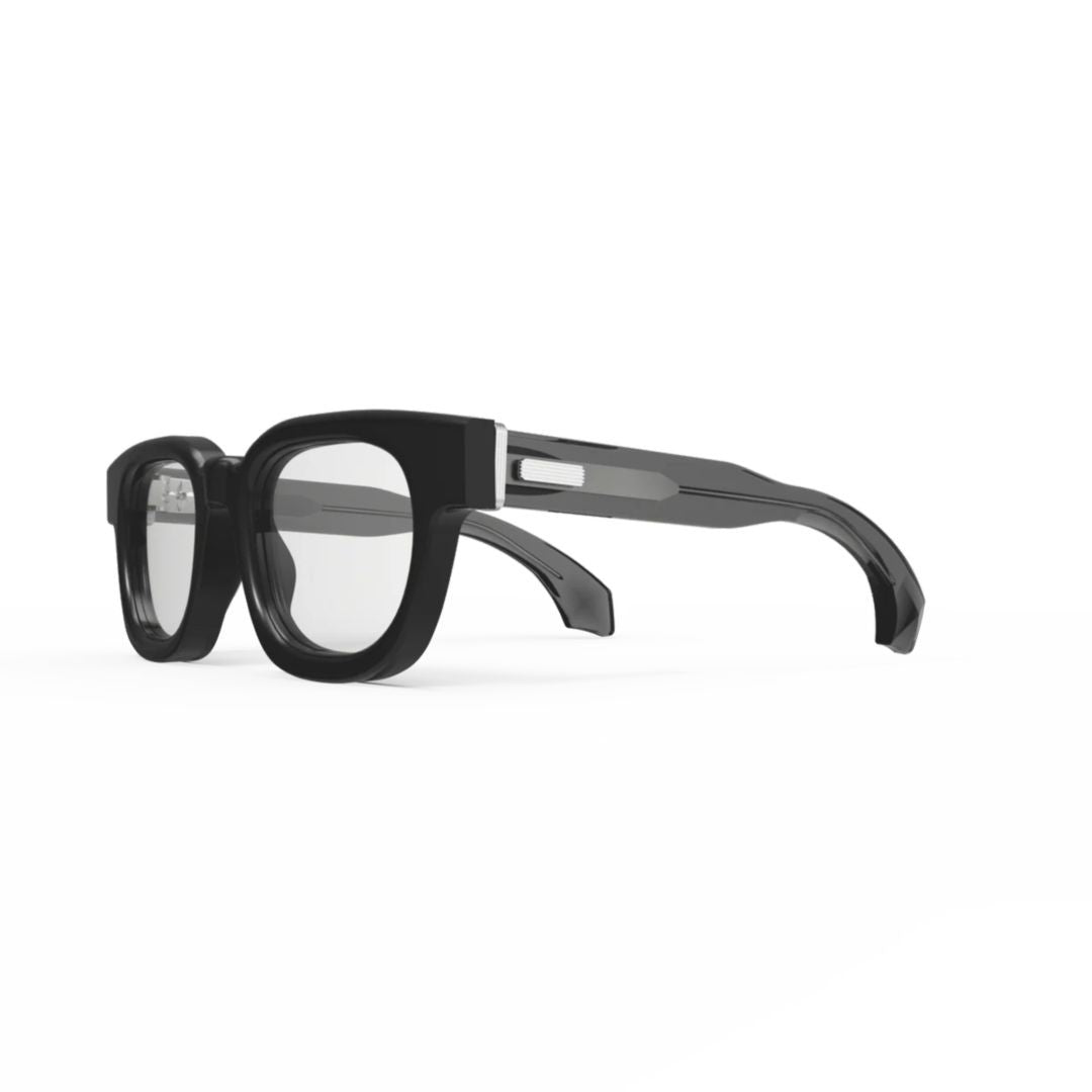 Pugnale L485 V Funky Chunky Acetate Square Sunglasses With Metallic Accents