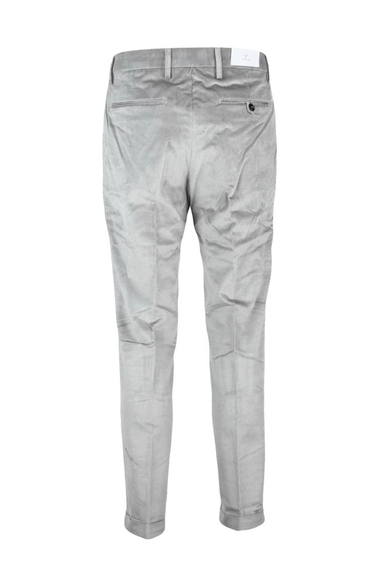 Michael Coal 1+ Grey Cotton-Blend Stretch Pants