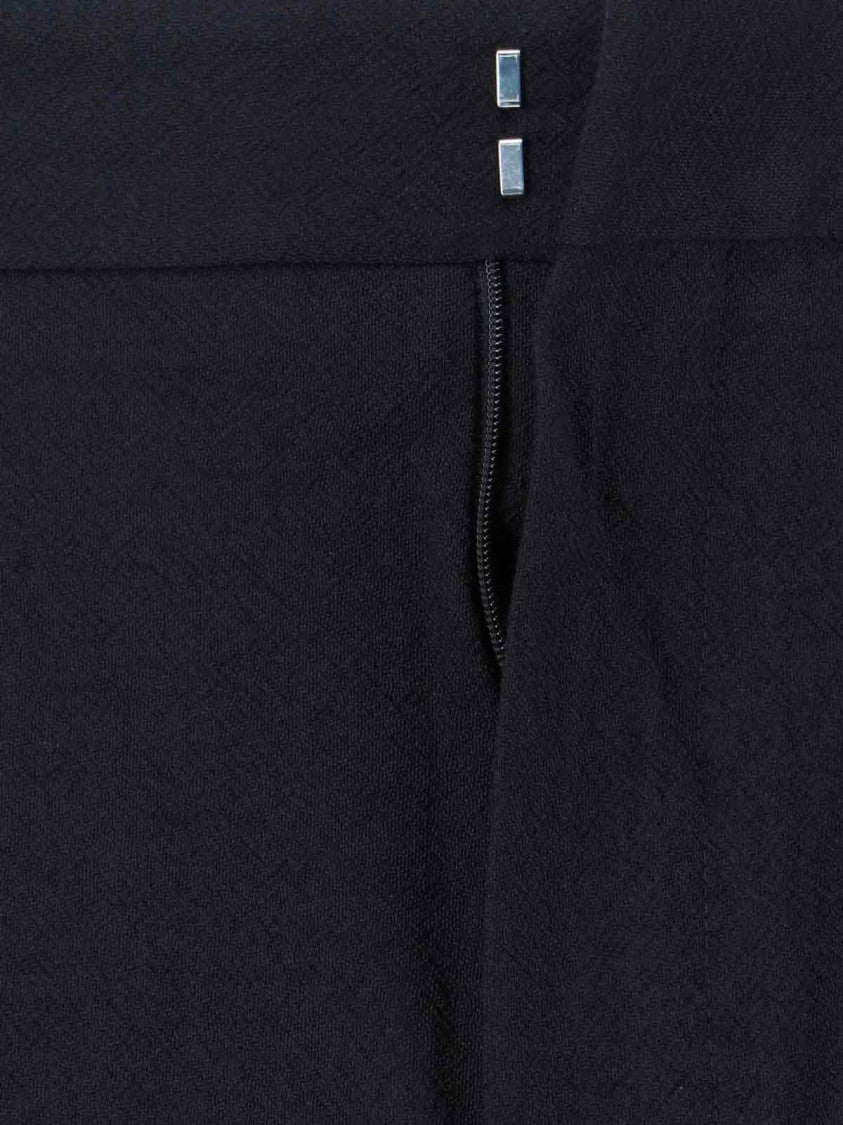 Studio Nicholson Classic Tailored Black Trousers With Straight Leg Design
