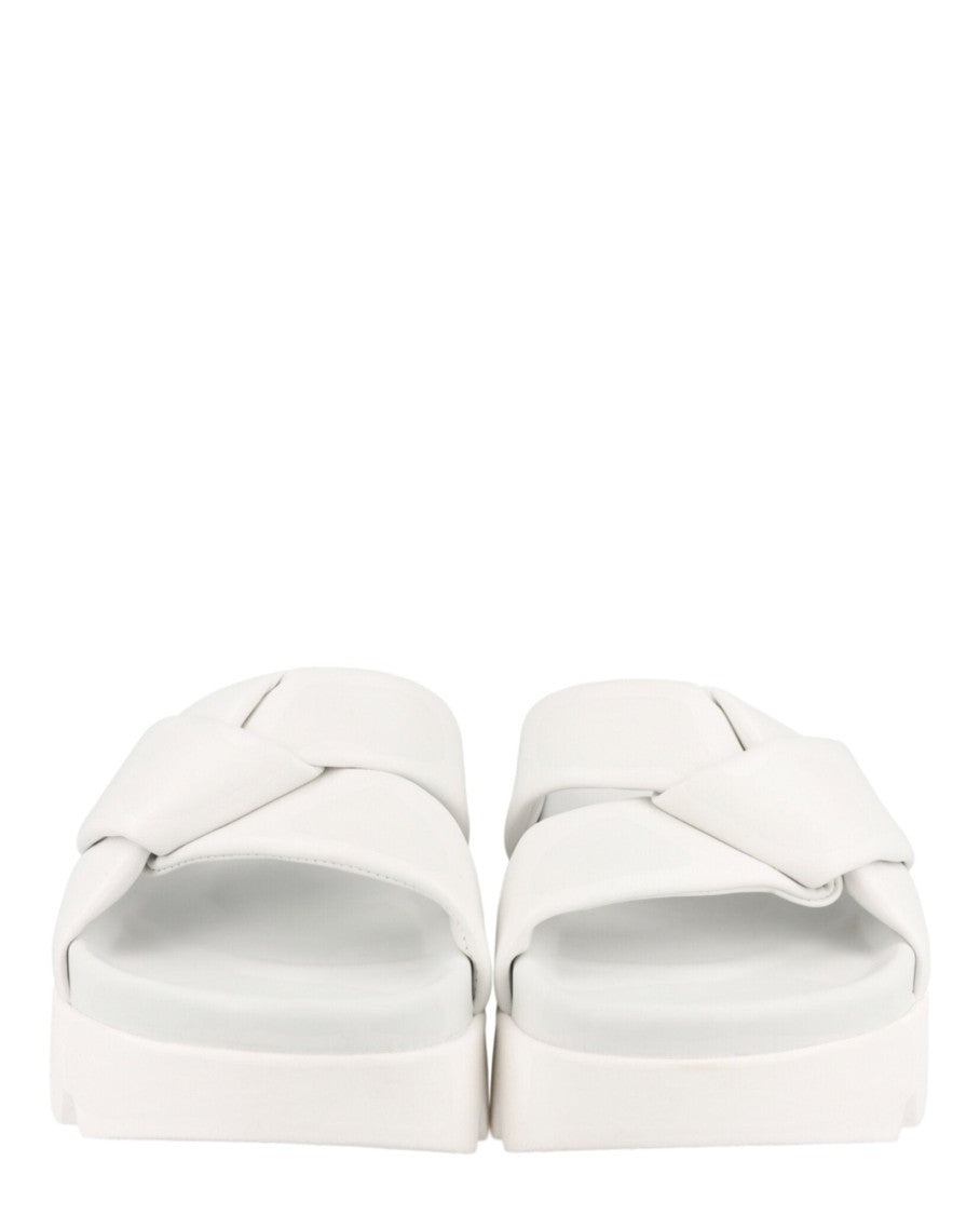 Ferragamo Air Lug Leather Slides