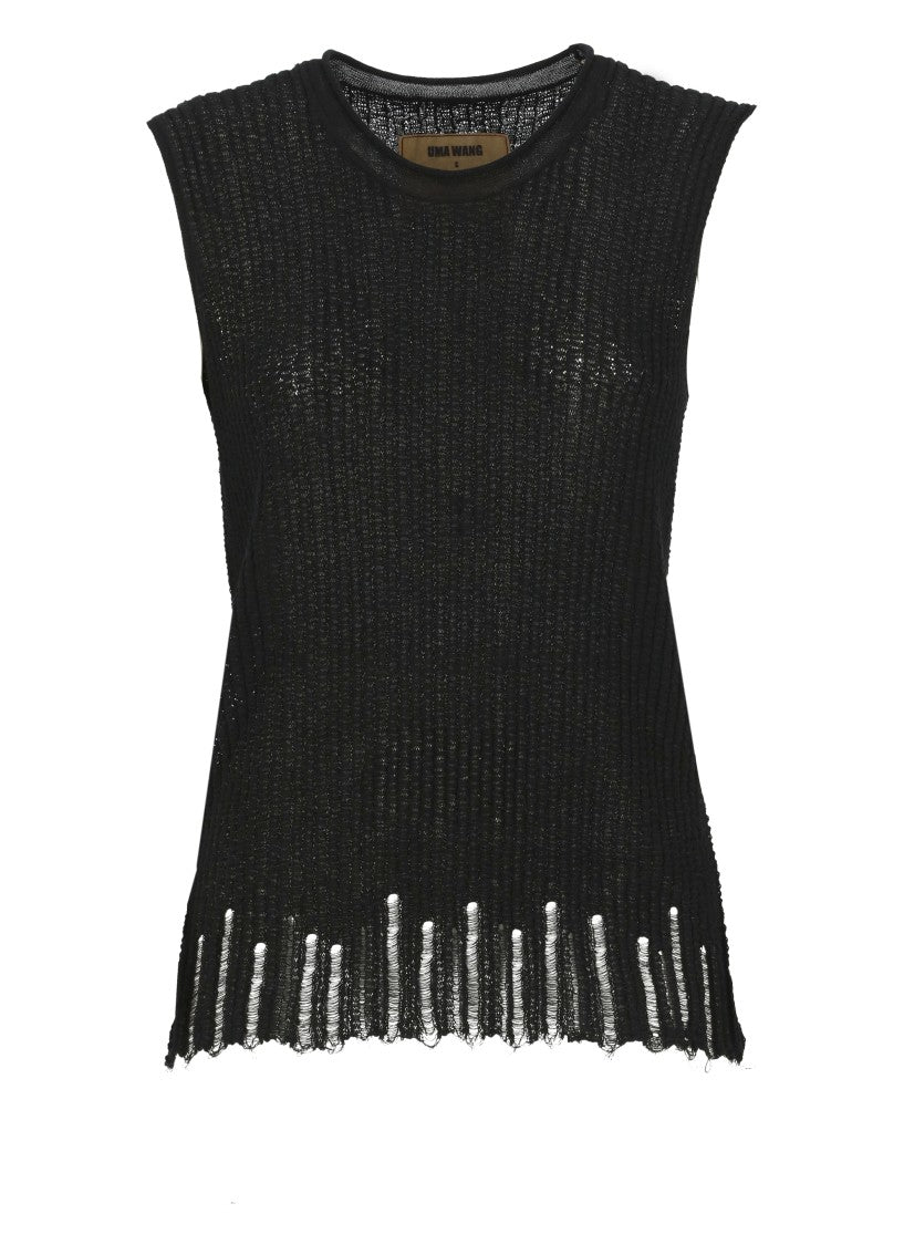 Uma Wang Silk And Cotton Top