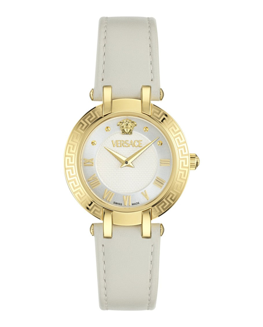 Versace Antlia Leather Watch