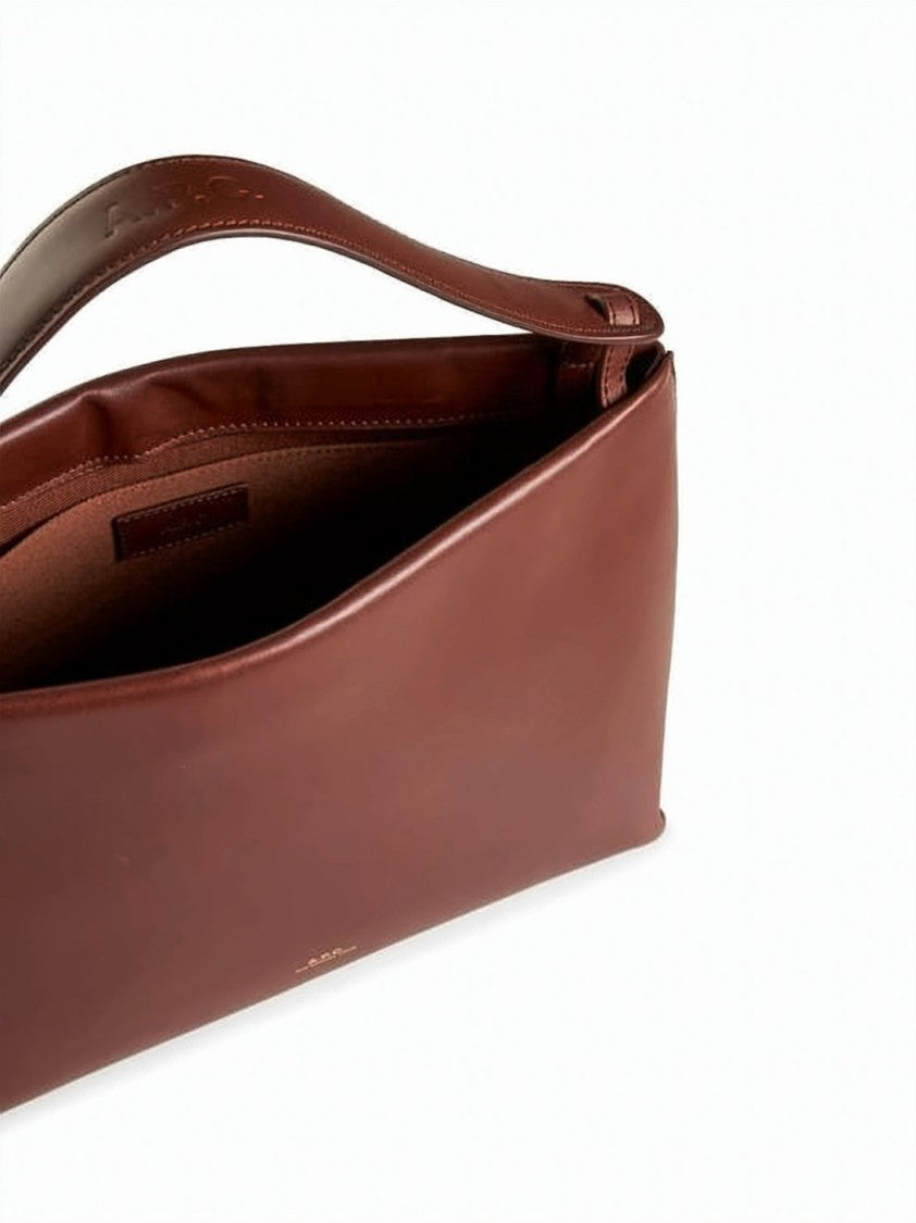A.P.C. Rectangular Shoulder Bag With Minimalist Gold-Tone Detailing